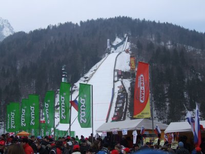 Prvi od mnogih obiskov Planice