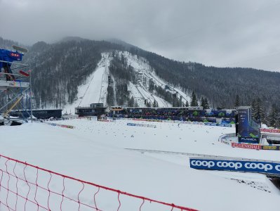 Ogled tekem nordijskega svetovnega prvenstva v Planici.