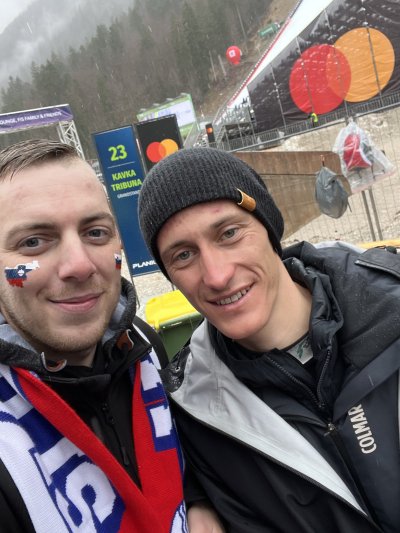 Lanska slika skupaj s Petrom Prevcem ki si vedno uzame čas za vsakega