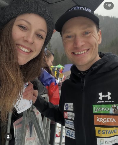 Ena z žabo. Planica 2025