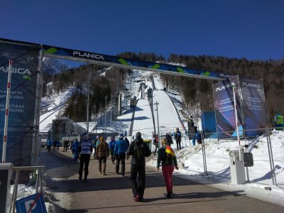 Obisk Nordijskega SP v Planici leta 2023,ker so slovenski smučarski skakalci osvojili  ekipno zlato medaljo. Svetovni prvaki 